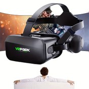 Resim 4K VR Başlığı - 3D Sanal Gerçeklik, 360° Panoramik Videolar & Filmler, 400+ Miyop Kullanıcılar İçin Mükemmel! - 110° Geniş Görüş Açısı, Dahili Kulaklıklı 3D Çevresel Ses, Çiftler için Paylaşılan Teknoloji Macerası Başlangıç Seti 