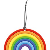 Resim Genel Markalar Gökkuşağı Tasarımlı Dekoratif Oto Kokusu Ve Oto Aksesuarı 