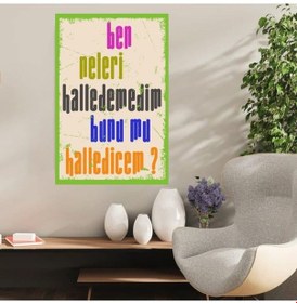 Resim Ahşap Retro Mdf Poster , Komik Sözler , Duvar Yazıları , Manzara , Tarih , Edebiyat - Tbl0314 