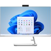 Resim Lenovo IdeaCentre AIO 3 24IAP7 Intel Core i3-1215U 8GB 256GB SSD Intel UHD Graphics 23.8 FHD IPS Win11 Home F0GH010RTR Beyaz All in One Bilgisayar 
