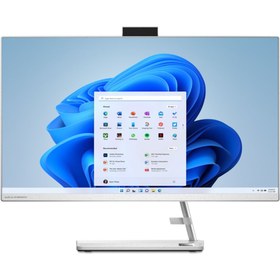 Resim Lenovo IdeaCentre AIO 3 24IAP7 Intel Core i3-1215U 8GB 256GB SSD Intel UHD Graphics 23.8 FHD IPS Win11 Home F0GH010RTR Beyaz All in One Bilgisayar 