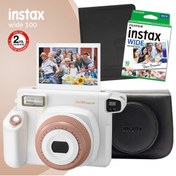 Resim Instax Wide 300 Siyah Fotoğraf Makinesi ve Hediye Seti 2 Instax