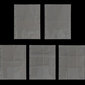 Resim 10 adet A4 Şeffaf Plastik Dosya Sayfaları - Dayanıklı, Önceden Delinmiş Deliklerle Kolay Düzenleme için Gevşek Yaprak Tasarımı, Sunumlar & Daha Fazlası İçin Dosya Sayfa Koruyucuları 