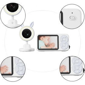 Resim MiraLive Gece Görüşlü Bebek Telsizi Besleme Hatırlatıcılı LCD Ekran 