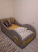 Resim Puf Bebe Montessori Serisi _yumuşacık Puf_çocuk_bebek_arabalı Yatak 120x 200 Ölçüde (YATAK DAHİLDİR) 