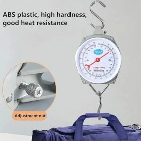Resim Aesco 100 kg Kapasiteli Askılı Terazi - Dayanıklı, Net Kadranlı, Çift Ölçü Birimli, Endüstriyel ve Dış Mekan Uyumlu ( Lisinya ) 