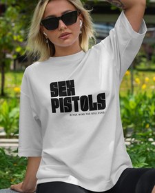 Resim Sex Pistols - Never Mind the Bollocks Oversize Tişört 