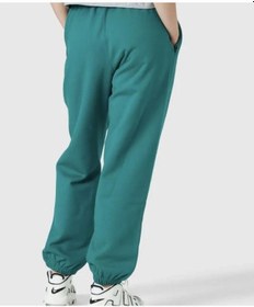 Resim Nike Solo Swoosh Fleece Pant Pamuklu Bol Kesim Yüksek Bel Kadın Eşofman Altı Yeşil Yeşil 