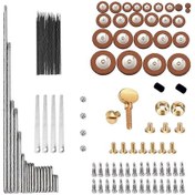 Resim Saksafon Tamir Parça Seti: Kendin Yap Nefesli Çalgı İçin 119 Adet Vida + Yay 