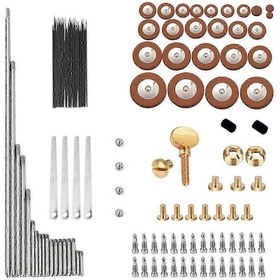 Resim Saksafon Tamir Parça Seti: Kendin Yap Nefesli Çalgı İçin 119 Adet Vida + Yay 