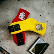 Resim NF GLCN Çocuk Çorap 2'li Havlu Emojili 