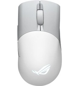 Resim Asus ROG Keris Wireless Aimpoint White Edition RGB Optik Oyuncu Mouse 