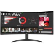 Resim AyrStore 34 LG 34WR50QC-B VA 5MS 100HZ 2XHDMI DP QHD 3440X1440 FREESYNC CURVED VESA SIYAH 