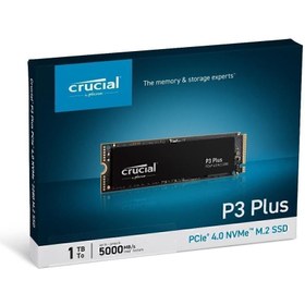 Resim Crucial P3 Plus 1tb 3D Nand Gen4 Nvme Pcıe M.2 SSD (5000-3600 Mb/s) CT1000P3PSSD8 