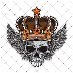 Resim Skl41 Kanatli Kral Kurukafa Sticker 