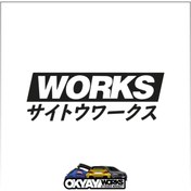 Resim OkyayWorks Works Sticker - Siyah 