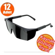 Resim BYM S-400 Hunter Hareketli Koruyucu Gözlük Siyah (12 Adet) 