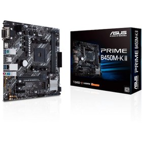 Resim Asus Prime B450M-K II AMD B450 DDR4 4400 Mhz Am4 mATX Anakart Asus