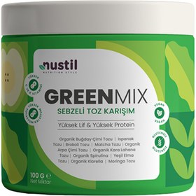 Resim NUSTİL Green Mix Sebzeli Toz Karışım 100g 