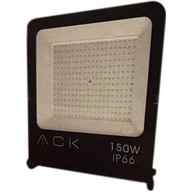 Resim ACK LED Projektör Siyah Kasa 6500K Beyaz Işık 220V 150W 