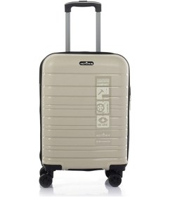 Resim Hotowa Gold Pp Tsa Kilitli Kabin Boy Valiz 8010 Ekru Beyaz 