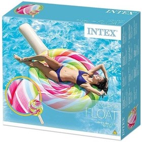 Resim Intex Lolipop Yatak Ada 208 x 135 Cm Şişme Deniz Yatağı 888740 Çok Renkli 