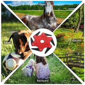 Resim Xindoker Dayanıklı 65mn Çelik 6 Yapraklı Çim Kesme Başlığı - Bahçe Ve Çim Alanlar İçin Pratik Çözüm 