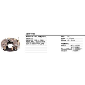 Resim Dodo DİOT TABLASI BMW 525/735 86-95 