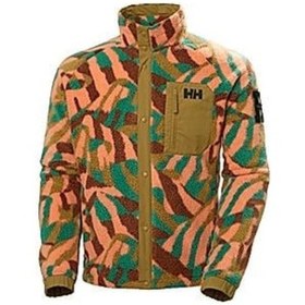 Resim Helly Hansen Panorama Printed Pile Snap Mont Erkek Polar-28824-turuncu 