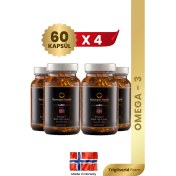 Resim Norwegian Health Omega 3 1000 MG Somon&Morina Balık Yağı 4 x 60 Kapsül 