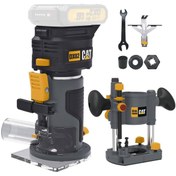 Resim Cat DX82B.3 18Volt Şarjlı Kömürsüz 6mm Devir Ayarlı Profesyonel Avuç İçi El Frezesi Formika Tıraşlam 