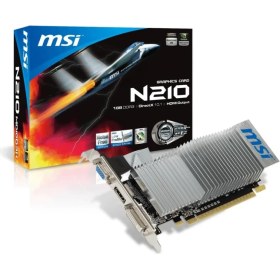 Resim Daisy Home Msı VGA N210-1GD3/LP GT210 1gb Ddr3 64B DX12 Pcıe 2.0 X16 (1xvga 1xdvı 1xhdmı) 