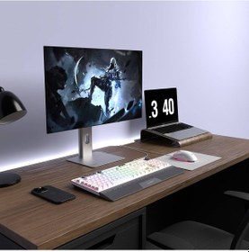 Resim Gaming Oyuncu Klavye Mouse Set Eclıpse Beyaz Usb Rgb Aydınlatmalı Q Klavye Diğer 