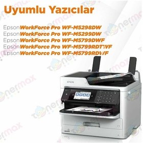 Resim Epson Workforce Pro Wf-m5299dw Uyumlu Kartuş 2'li Paket / T9661xxl - Wf-m5299dw 2'li 