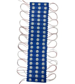 Resim 20 Adet 12 Volt 1.2 Watt 3 Lensli Mavi 2835 Smd Led Modül Ip65 