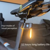 Resim NightGuard Pro USB Şarj Edilebilir Bisiklet Arka Lambası - Ultra Parlak LED Flaşlı Uyarı Lambası, Yol ve Dağ Bisikletleri için Uygun, 12H Şarj, 3 Renk (Kırmızı/Beyaz/Mavi), Dayanıklı Bisiklet Güvenlik Ekipmanı, Gece Sürüşü için Bisiklet Lambaları, Yüksek Görünürlüklü Güvenlik, Modern Aydınlatma Sistemi, Yüksek Kaliteli Elektronik 