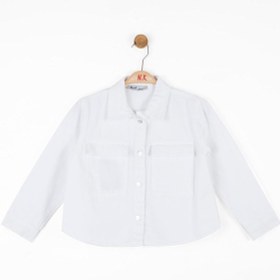 Resim Kız Ceket 24ynk36705 Beyaz 