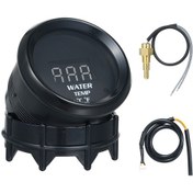 Resim Vkemall 52mm Evrensel Araç Su Sıcaklık Göstergesi, Led Ekran, Alarm Fonksiyonlu, / Geçişli 
