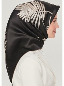 Resim Armine Özel Nostalji Serisi Twill İpek Eşarp Modelleri 8548D-09 