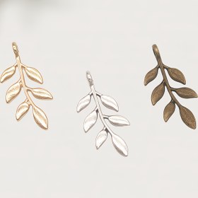 Resim 30 adet/50 adet süslü söğüt yaprağı kolye uçları seti - zarif işçilik, kadın için mükemmel tasarım, çok fonksiyonlu takı yapımına uygun - el yapımı takı tutkunları ve koleksiyoncular için ideal 