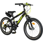 Resim Trendbisiklet Cross Country 20’’ Çift Kat Alüminyum Jant Önden Amortisörlü, 21 Micro Shift Vites Erkek Çocuk Bisikleti 20.413-S-NS 