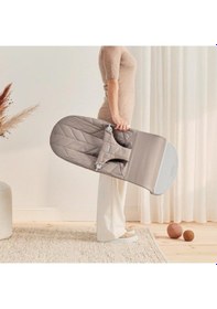 Resim BabyBjörn Bliss Ana Kucağı Petal Cotton / Sand Grey 