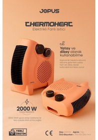 Resim Jopus JO-FI001 2000 W Fanlı Isıtıcı Somon 