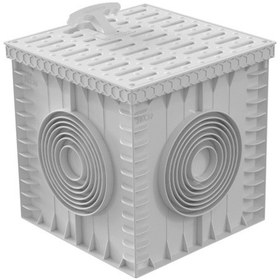 Resim 30X30 Izgara Kapaklı Plastik Rögar Menhol Kutusu 