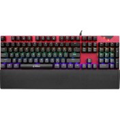 Resim Everest Kb-Mk7 Kırmızı USB Bilek Destekli Mekanik Klavye Q Red Switch Gaming Oyuncu Klavyesi 