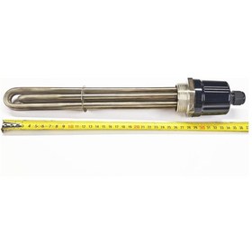 Resim Sern Prıme 1 1/2" 4,5kw Paslanmaz Bakalit Maşon 30cm Cr316 Kafa Isıtıcı Rezistans 220/380v 
