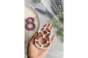 Resim Cestopieno Vintage 8 Sayı Hamur Şekillendirici / Kurabiye / Seramik / Oyun 
