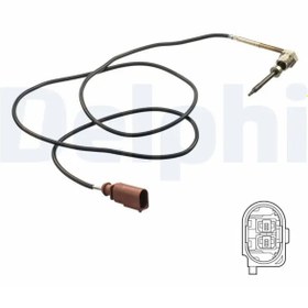 Resim Delphi TS30174 Egzoz Sicaklik Sensoru 059906088BL 059906088BN 