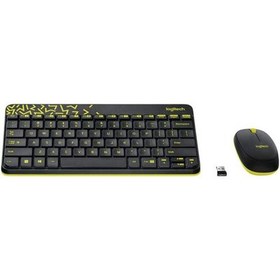 Resim Logitech MK240 Kablosuz Klavye Set Siya 920-008215 