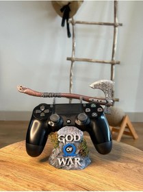 Resim TURUNCUHANE God Of War Kratos Leviathan Ps4 Dualshock Joystick Standı Orjinal Boyut 